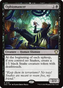 Ophiomancer R Commander: Secrets of Strixhaven 118 NM - Image 1