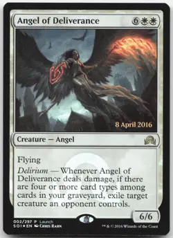Angel of Deliverance - Launch Party Event Promo - Foil - Magic: The Gathering - Image 1