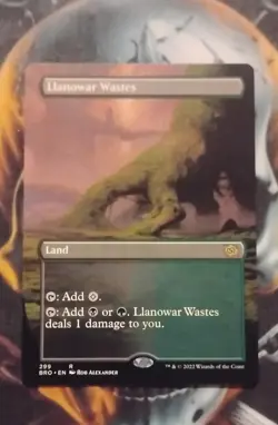 Llanowar Wastes (Borderless) The Brothers' War Regular - Image 1