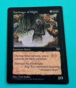 Harbinger of Night - Mirage - MTG - Magic the Gathering - LP - Image 1