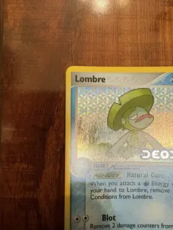 Pokemon Lombre 34/107 Deoxys Reverse Rare Holo Stamped LP/NM - Image 3