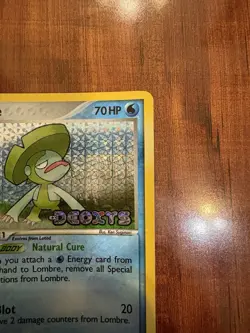 Pokemon Lombre 34/107 Deoxys Reverse Rare Holo Stamped LP/NM - Image 4