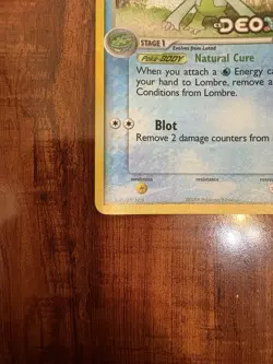Pokemon Lombre 34/107 Deoxys Reverse Rare Holo Stamped LP/NM - Image 5