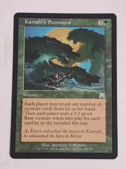 MTG Kamahl's Summons (Onslaught/Green/U) - BGM - Image 1