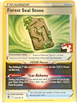 Forest Seal Stone 156/195 Pokemon Play! Prize Pack Series 3/4 - Image 1