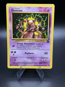 Mewtwo 2000 Pokemon Promo Black Star #14- LP - Image 1