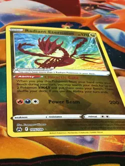 C349 POKEMON TCG CROWN ZENITH RADIANT ETERNATUS #105 NM-M HOLO - Image 2
