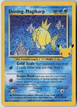 Shining Magikarp 66/64 Celebrations: Classic Collection Pokemon MP - Image 1