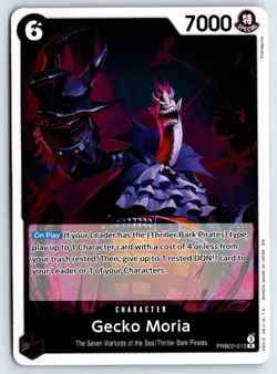 Gecko Moria PRB02-013 One Piece Premium Booster -The Best- Vol. 2 Rare Near Mint - Image 1