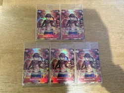 One Piece TCG Monkey D Luffy ST10-006 Treasure Booster Promo SEALED Lot Of 5 - Image 2