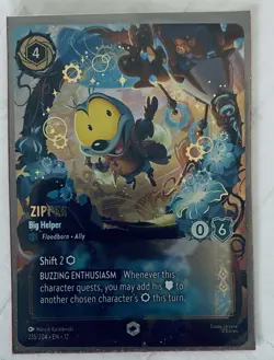 Zipper - Big Helper (Enchanted) - Disney Lorcana Wilds Unknown - 235/204-NM - Image 3