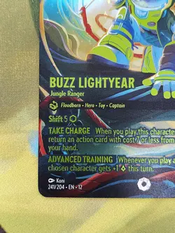 Disney Lorcana Buzz Lightyear - Jungle Ranger Foil 241/204 English Iconic - Image 4