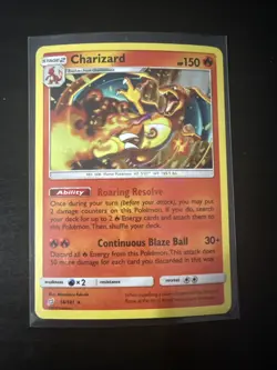 Charizard - 14/181 - Team Up Cosmos Holo Rare - Pokemon Card - LP - Image 1
