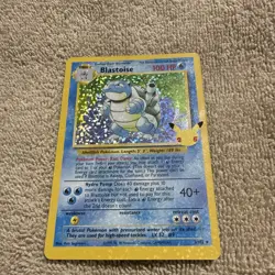 Pokemon card, 25th Anniversary, BLASTOISE, 2/102, Holo Rare - Image 2