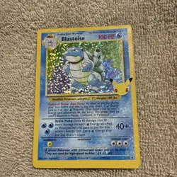 Pokemon card, 25th Anniversary, BLASTOISE, 2/102, Holo Rare - Image 4