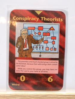 Conspiracy Theorists card Unlimited INWO Illuminati New World Order - Image 1