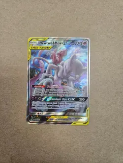 Pokemon Mewtwo & Mew GX Tag Team SM191 Sun & Moon Promo Card NM- LP+ - Image 1