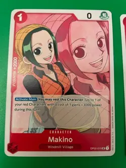 One Piece Card Game Makino OP02-015 Uncommon Paramount War English - Image 1
