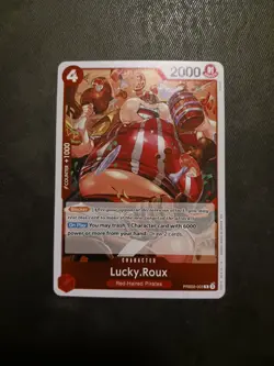 One Piece Card Game TCG Lucky.Roux PRB02-003 R M/NM Condition - Image 1