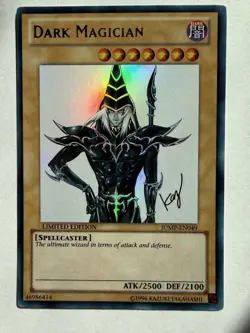Dark Magician-JUMP-EN049-Ultra Rare-Limited Edition Yugioh Promo Card NEAR MINT - Image 1