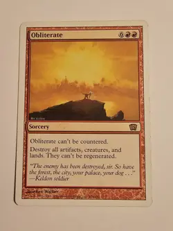 Obliterate 8th Edition MTG Magic The Gathering MP - Image 1