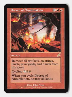 Decree of Annihilation 85 Rare Scourge Magic: The Gathering Near Mint - Image 1