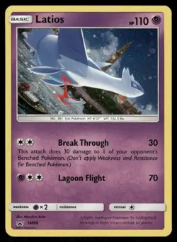 Pokemon Cards Latios SM88 Sun & Moon Holo Promo LP - Image 1