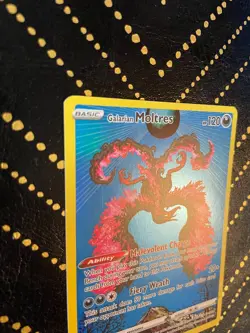 2023 Pokemon SWSH Black Star Promo Crown Zenith Tin Galarian Moltres #284 NM - Image 2