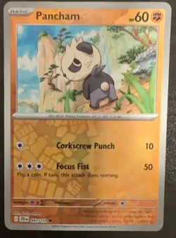 Pancham 83/159 Reverse Holo Journey Together Pokemon TCG Card - Image 1