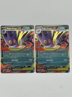 2x Mega Gengar EX 56 Holo English Pokemon TCG - Image 2