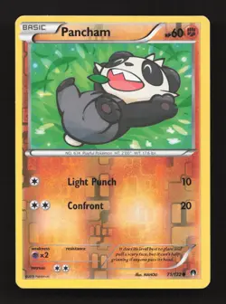 Pancham 71/122 Common BREAKpoint Reverse Holo Lightly Played - Image 1