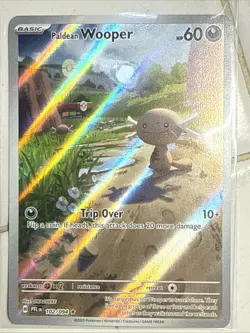 Pokemon Paldean Wooper 102/094 Sv02: Paldea Evolved Holo Basic 60HP EN - Image 1