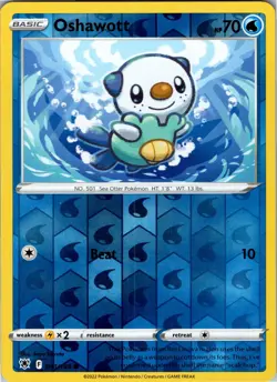 Oshawott 041/189 Common Astral Radiance Pokemon Reverse Holo NM - Image 1