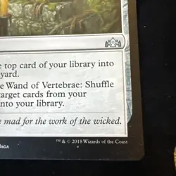 Magic the Gathering MTG Wand of Vertebrae (242) Guilds of Ravnica LP - Image 3