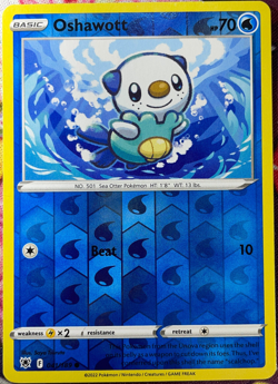 Oshawott Reverse Holo - 041/189 - Astral Radiance Pokemon 2022 - Image 1