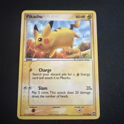 Pikachu 57/108 EX Power Keepers HP Non Holo Pokemon Read Description - Image 1