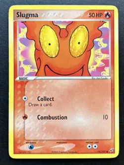 Slugma 74/107 Common Deoxys Pokemon LP - Image 1