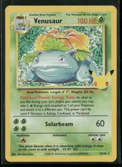 Venusaur 15/102 Classic Collection Celebrations: Classic Collection NM/M Pokemon - Image 1