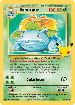 Venusaur 15/102 Classic Collection Celebrations: Classic Collection NM/M Pokemon - Image 4