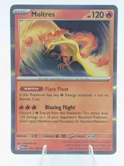 Moltres 146/165 Rare 151 Pokemon Holo Near Mint - Image 1