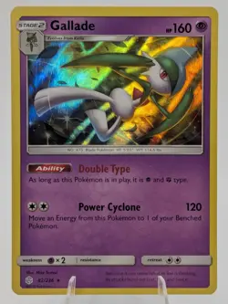 Gallade 82/236 Holo Rare Cosmic Eclipse Pokemon Holo Moderately Played - Image 1