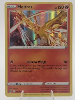 Moltres 021/172 Holo Rare Brilliant Stars Pokemon Holo Near Mint - Image 1