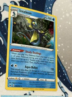 INTELEON 058/202 COSMOS HOLO POKEMON TCG NM-LP+ SWIRL🍥 - Image 4