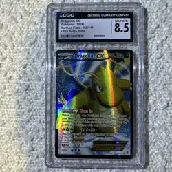 DRAGONITE EX 108/111 CGC 8.5 FURIOUS FISTS POKEMON - Image 1