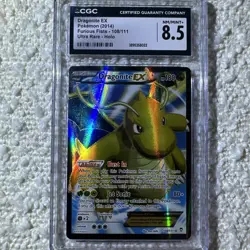DRAGONITE EX 108/111 CGC 8.5 FURIOUS FISTS POKEMON - Image 2