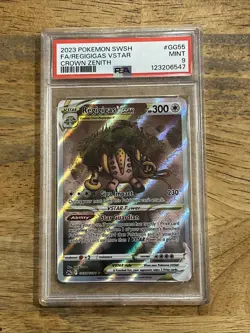 GRADED PSA 9 2023 Pokemon SWSH FA/Regigias VStar Crown Zenith #GG55 - Image 1