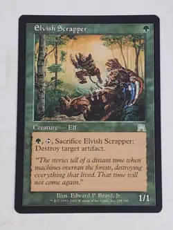 MTG Elvish Scrapper (Onslaught/Green/U) - BGM - Image 1