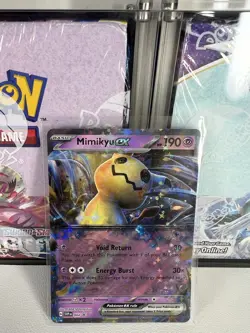 Pokemon TCG Mimikyu ex Sv Black Star Promos SVP004 Holo Promo Promo - Image 1