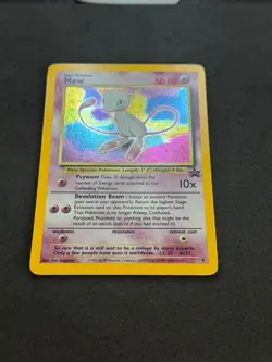 SWIRL Mew #9 Black Star Promo Pokemon Holo NM PSA - Image 5
