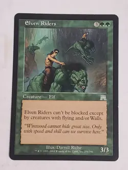 MTG Elven Riders (Onslaught/Green/U) - BGM - Image 1